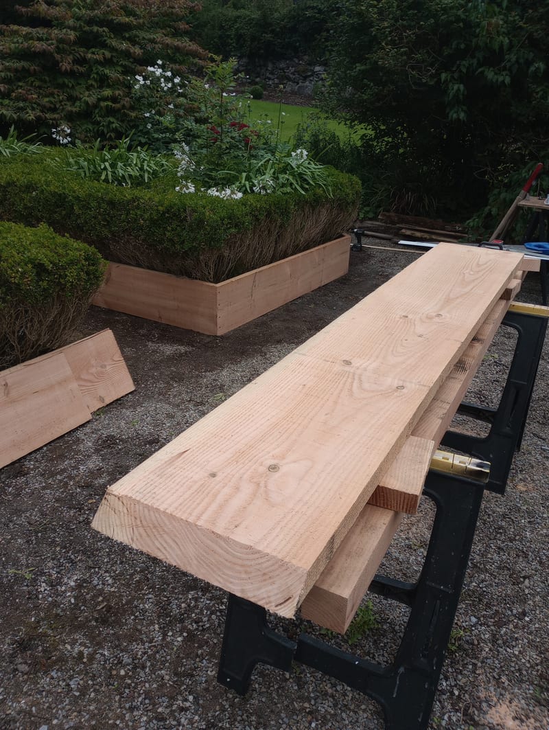 douglas-fir-raised-flower-beds